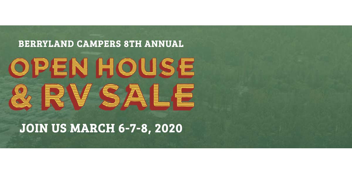 Berryland Campers Open House RV Sale